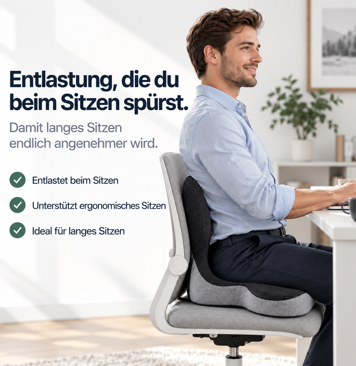 Ergonomisches Sitzkissen
