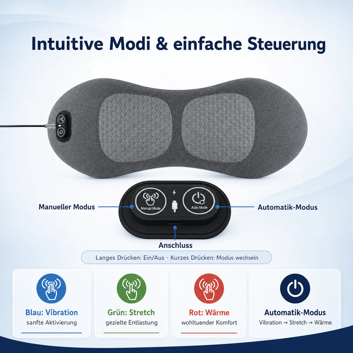 Massagegerät mit Wärmefunktion